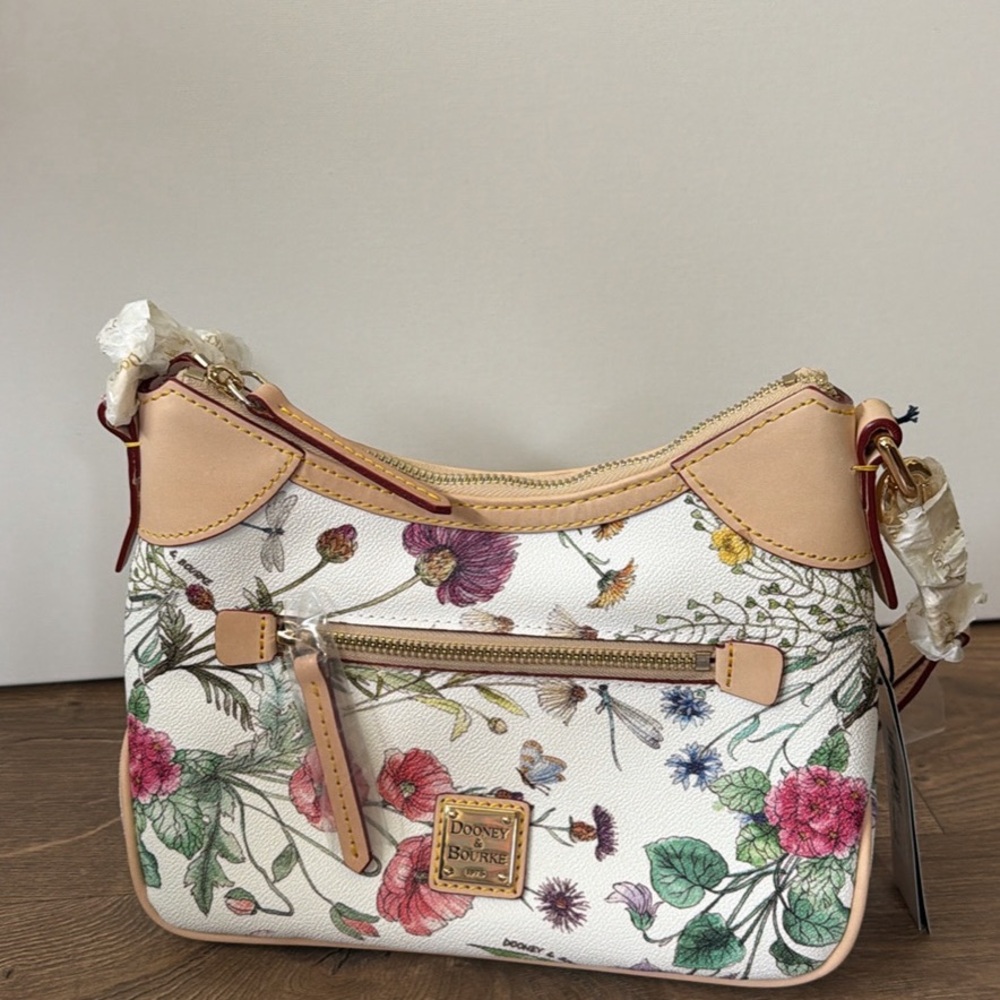 NWT Dooney & Bourke botanical collection small hobo purse